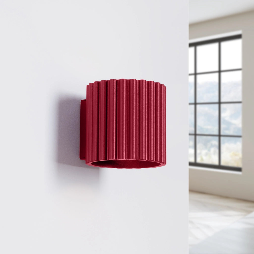 Lampada da parete AURA bordeaux G9