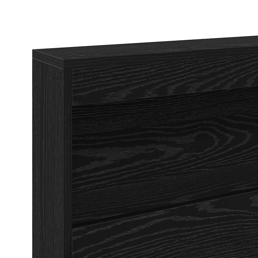 Testata contenitore Rovere Nero 80 cm Legno multistrato 3335446