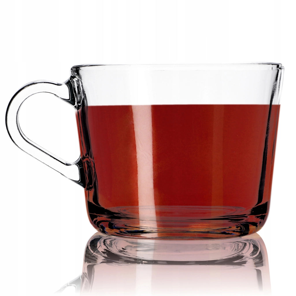 Set di 6 tazze da caffè/tè KADAX con manico, 270 ml, per bevande.