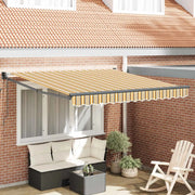 Tenda retrattile-Tenda parasole per balcone Multicolore 300 x 250 cm 848661