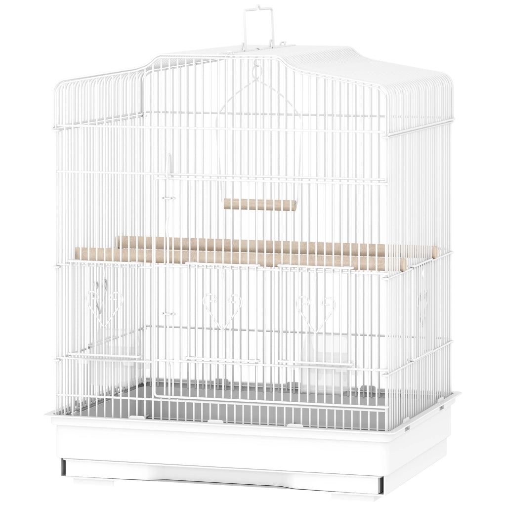 Gabbia per Uccelli ¨C zephmum ¨C Bianco 46.5x36x59 cm
