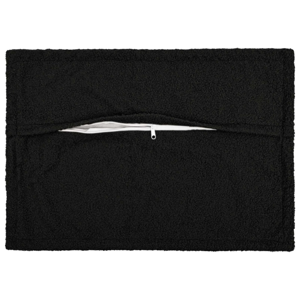 Federa 2 pcs HOUTEN Nero 30 x 50 cm Bouclé 916163