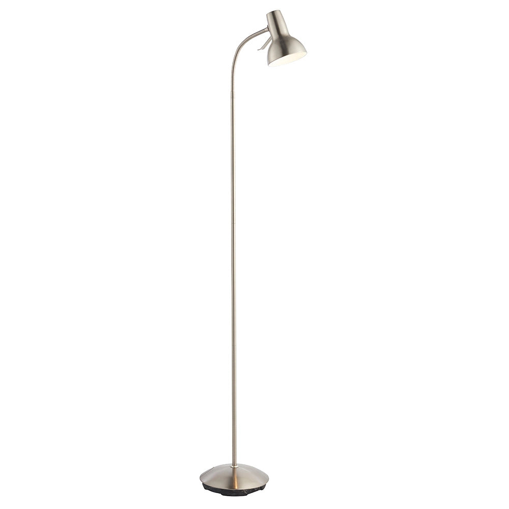 Lampada da terra Amalfi nichel satinato GU10 Endon