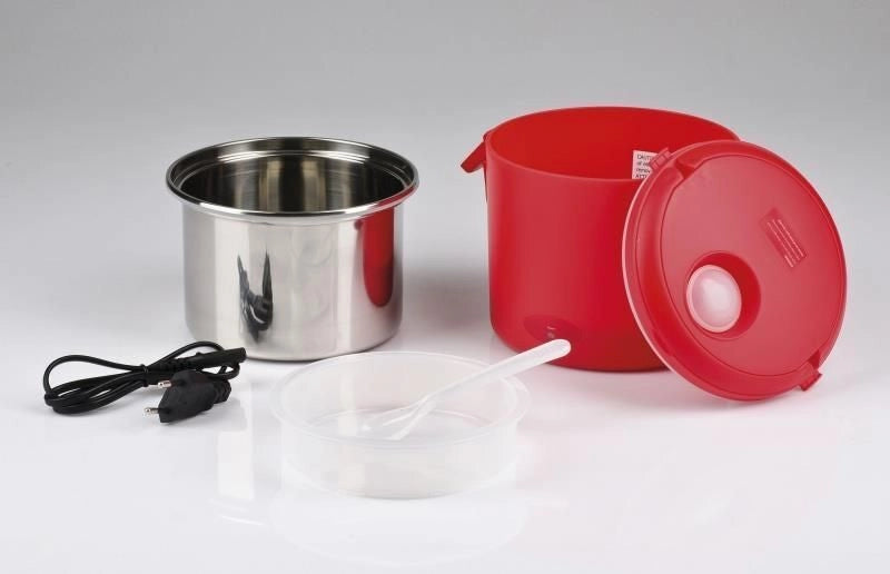 Girmi SC01 Vivandiere Scaldavivande 40W 0,7 L contenitore inox chiusura ermetica colore Rosso