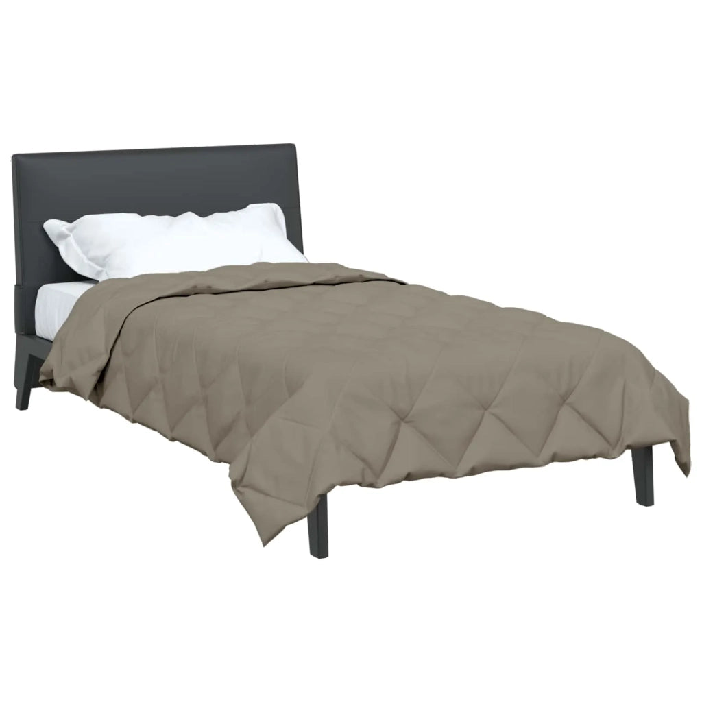 Piumone | Duvet Estivo Grigio chiaro 200 x 140 cm Microfibra