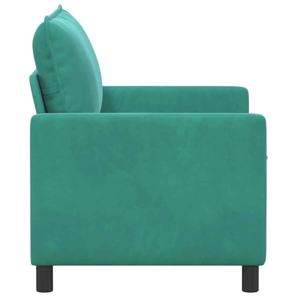 Divano Turchese 126 x 81 x 87,5 cm Velluto 42028806