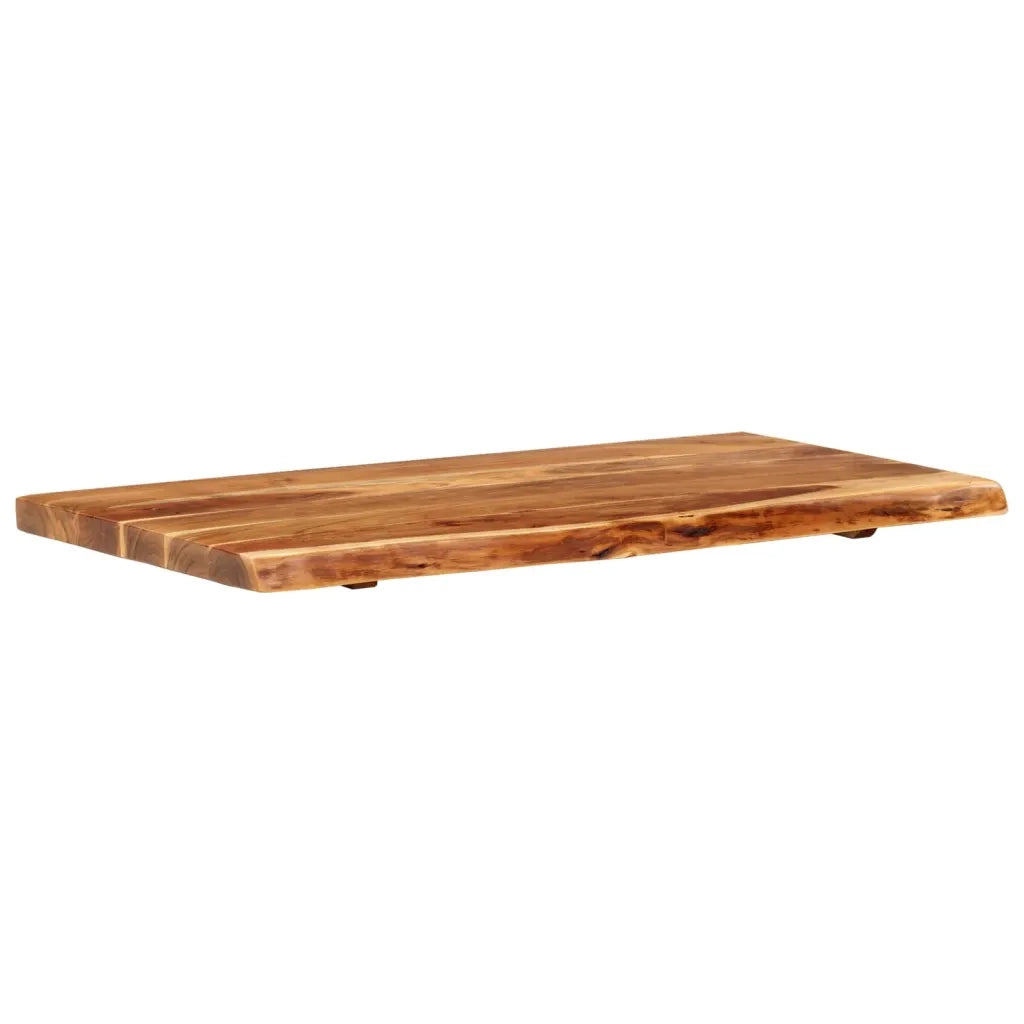 Piano per Vanit¨¤ Bagno in Massello di Acacia 100x52x3,8 cm CFW8069536