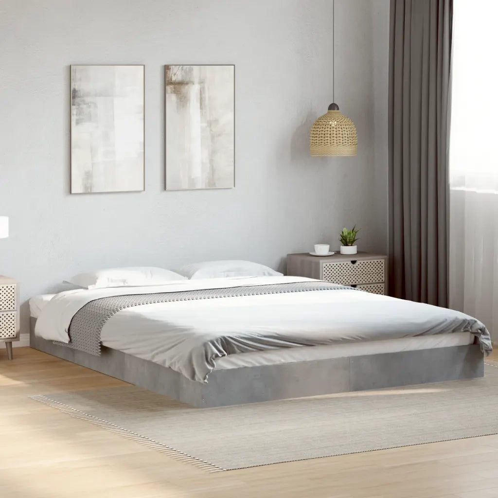 Giroletto Grigio Cemento 160x200 cm in Legno Multistrato 842010