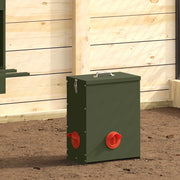 Feeder per pollo Verde oliva 32,5 x 20,5 x 43 cm 874685