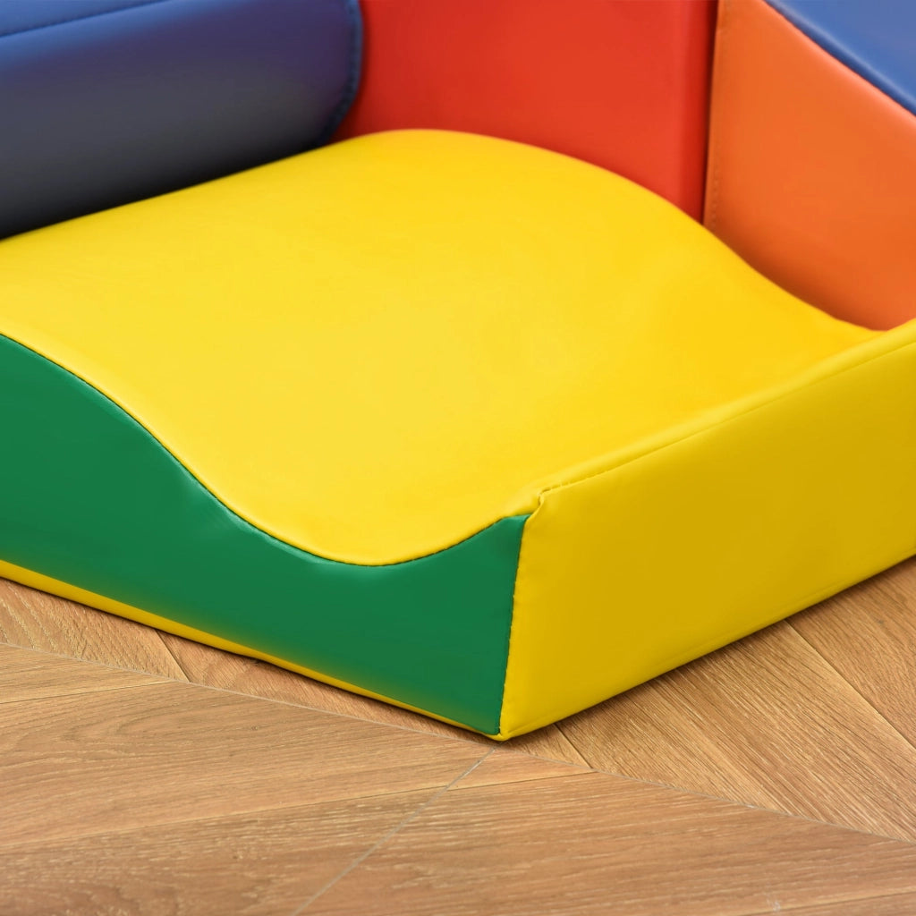 Set 7 Blocchi Costruzioni Morbide per Bambini Multicolore