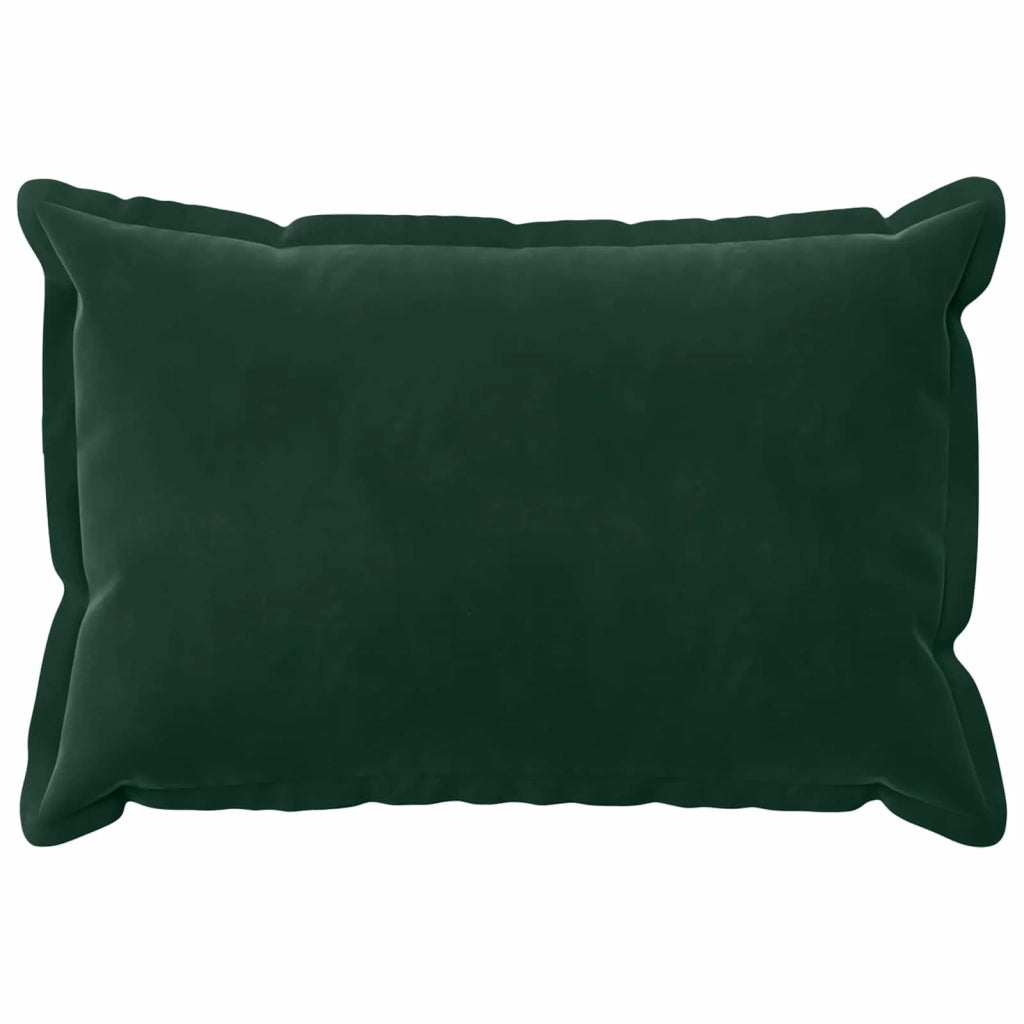 Federa 2 pcs HOUTEN Verde Scuro 30 x 50 cm Velluto 916077