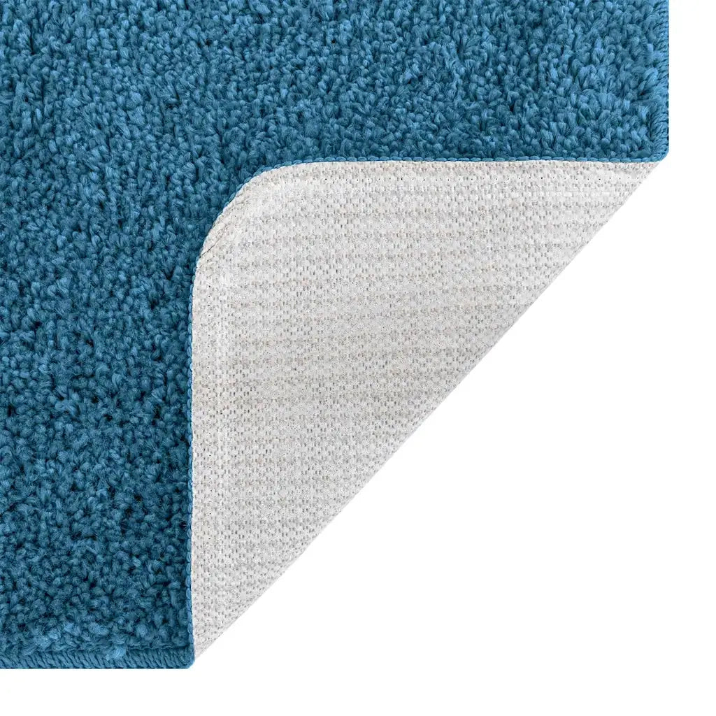 Tappetino da bagno antiscivolo Blu 50 x 80 cm PP 4019833