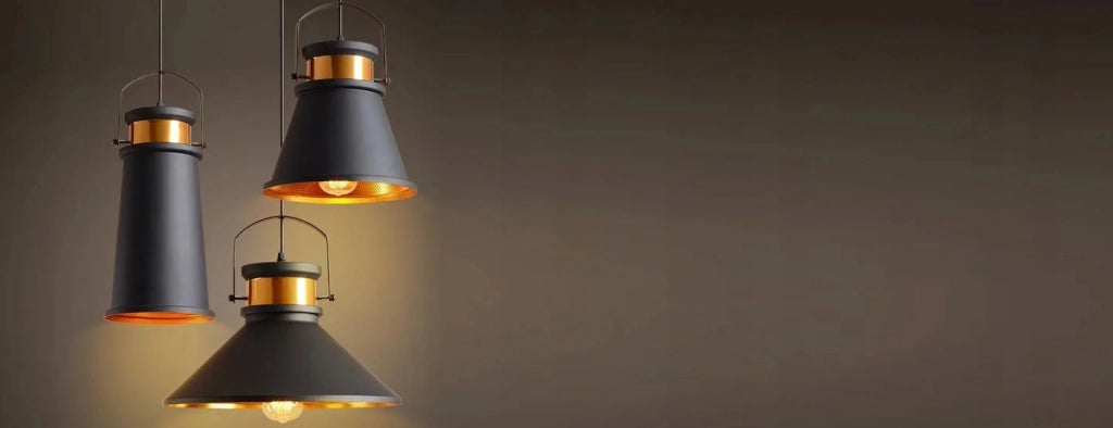 Lampada Da Soffitto Asti Abc Nero/oro