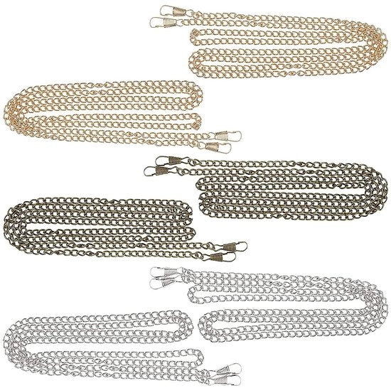 Accessorio per borsa a mano 6 pezzi 120cm - Catena per borsa a tracolla - Accessorio sostenibile - Robusto - Leggero