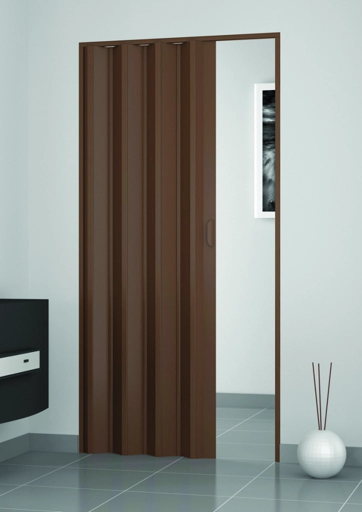 Porta d'arredo interna a soffietto noce - 100x214 cm