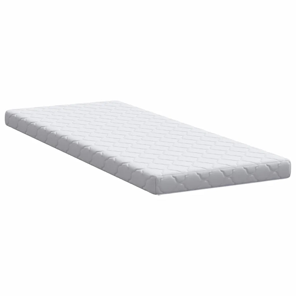 Materasso Bianco 80 x 200 cm Tessuto Jacquard
