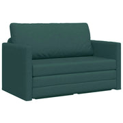 Divano letto | Sof¨¤ letto | Letto singolo 110cm Verde Scuro Tessuto