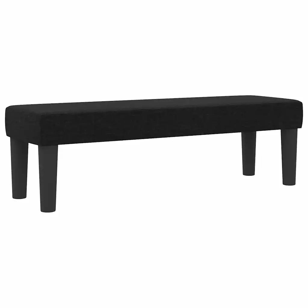 Letto a molle con testiera Nero 120 x 190 cm Tessuto 3344130