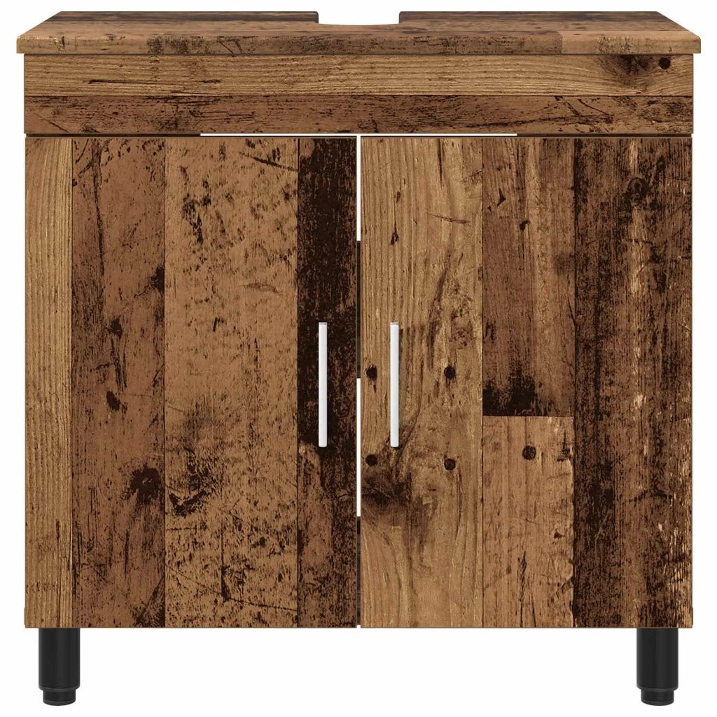 Mobiletto da bagno Legno antico 60 x 35 x 60 cm 889403