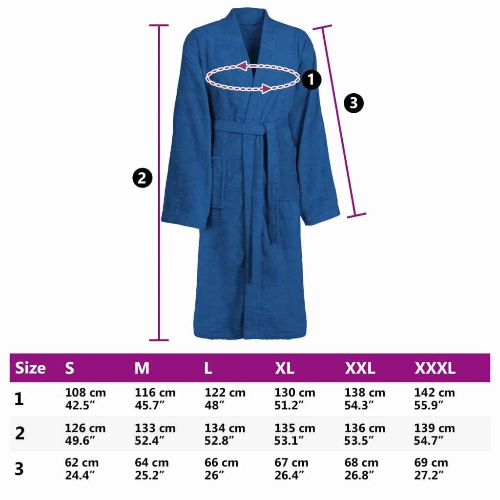 Accappatoio KINN Blu XXL Cotone CFW2627406