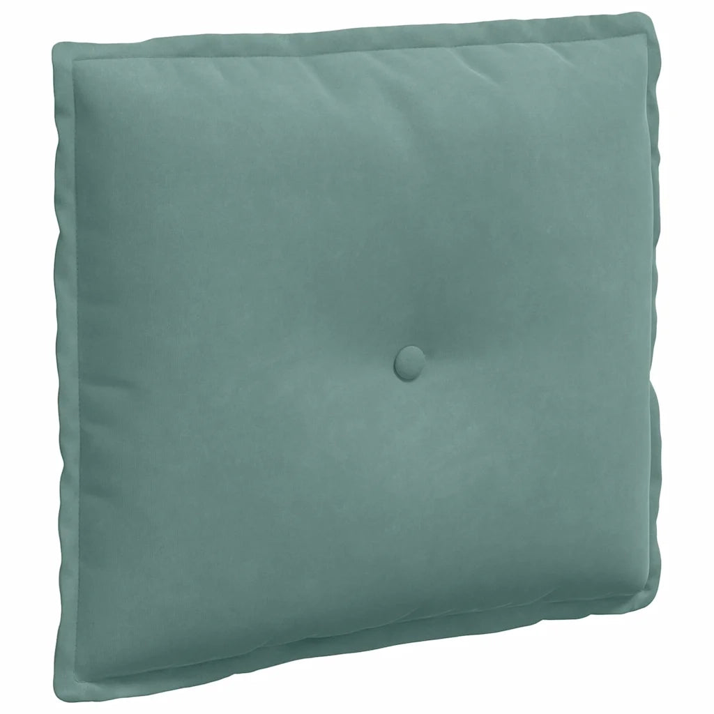 Cuscino per Schiena Verde Mare 50 x 45 cm Tessuto in Cords 42014642