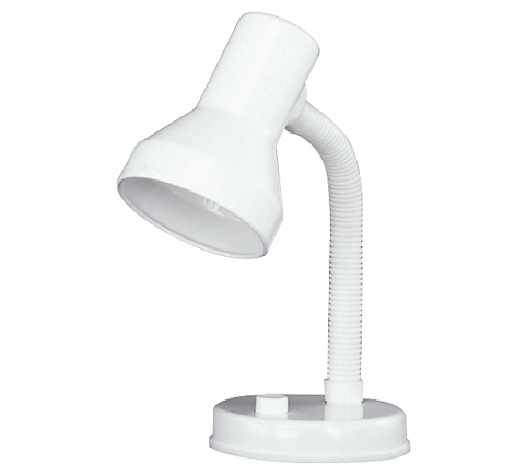 Lampada Tavolo Scrivania Bianca Moderna Regolabile 30 cm Pronto GD Trio