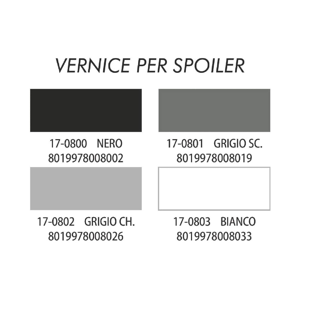 Vernice spray per spoiler e paraurti in plastica auto moto ml 400 TEKNICA NERO