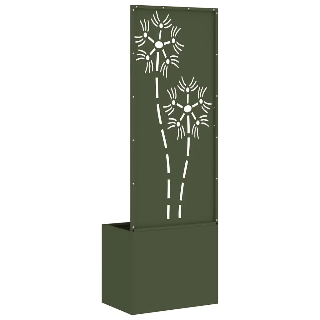 Schermo per privacy in giardino Oliver verde 50 x 140 cm 876437
