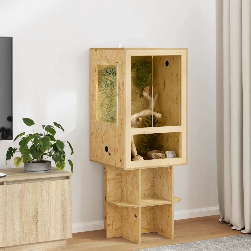 Terrario Marrone 50 x 50 x 80 cm OSB CFW9645832