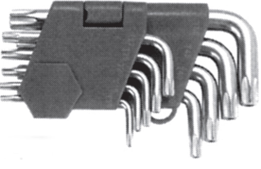 Set 9 Ch.Torx Sf.Es.Cur.10-50Mm - Oreca New