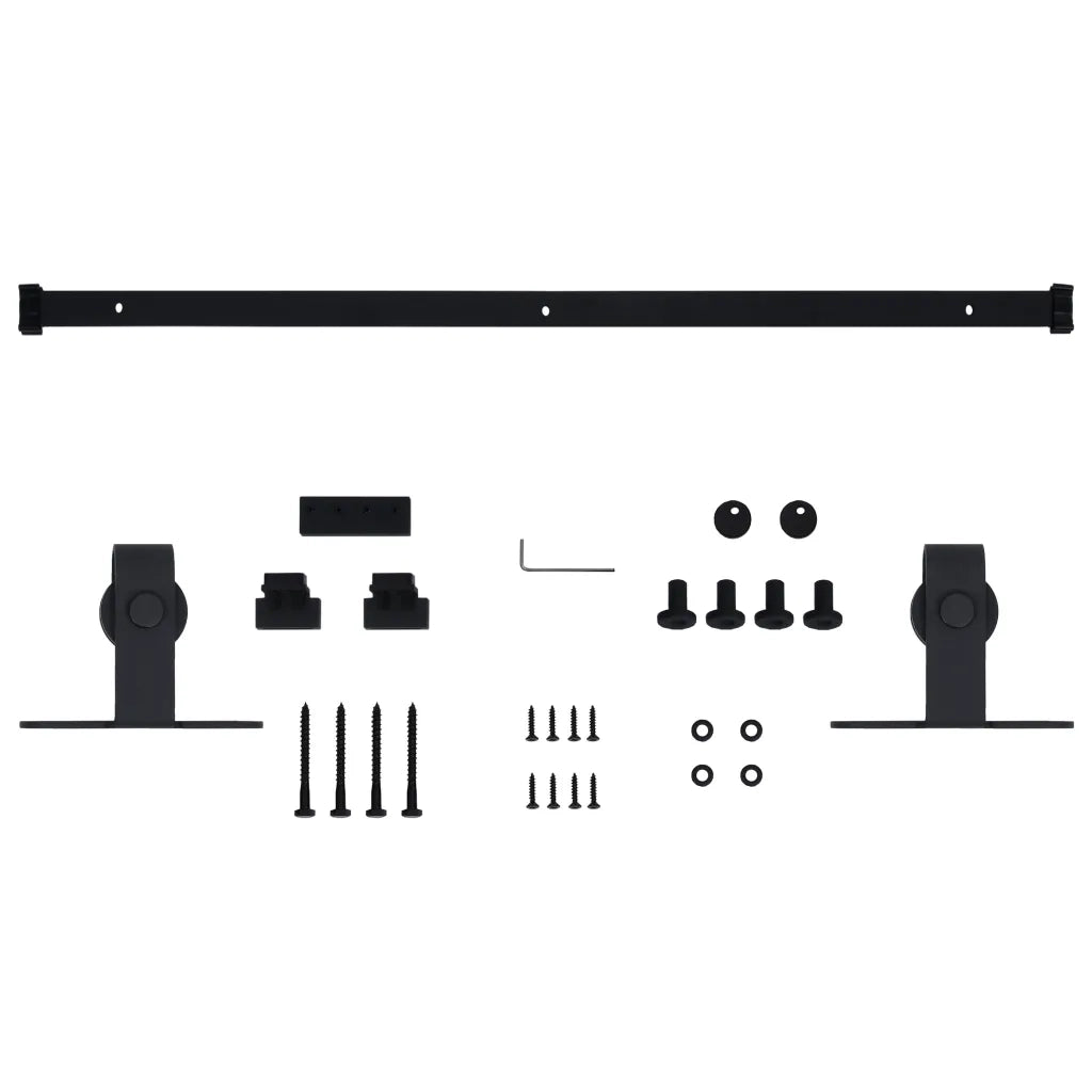 Kit Mini Anta Scorrevole Armadio in Acciaio al Carbonio 122 cm CFW1872104