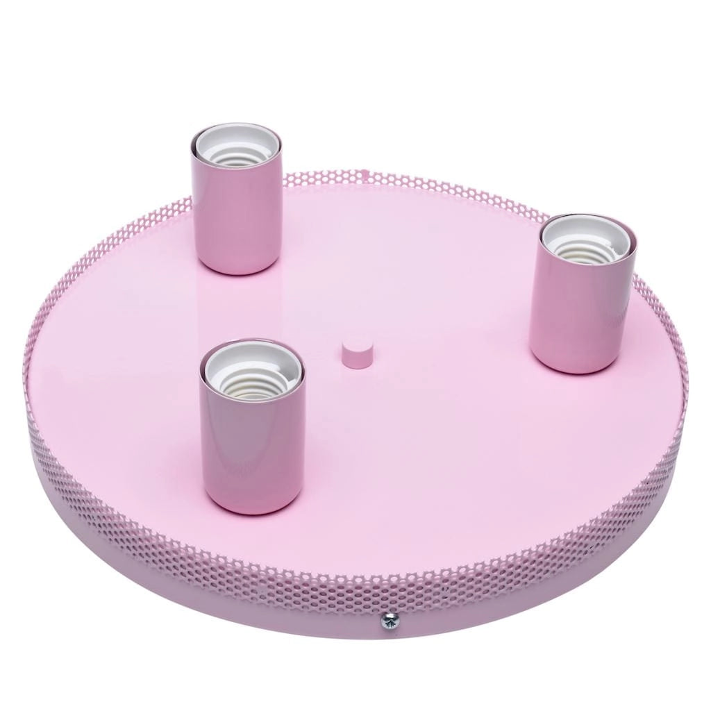 Plafoniera CORAZON MLP1149 3xE27 rosa cristallo Milagro