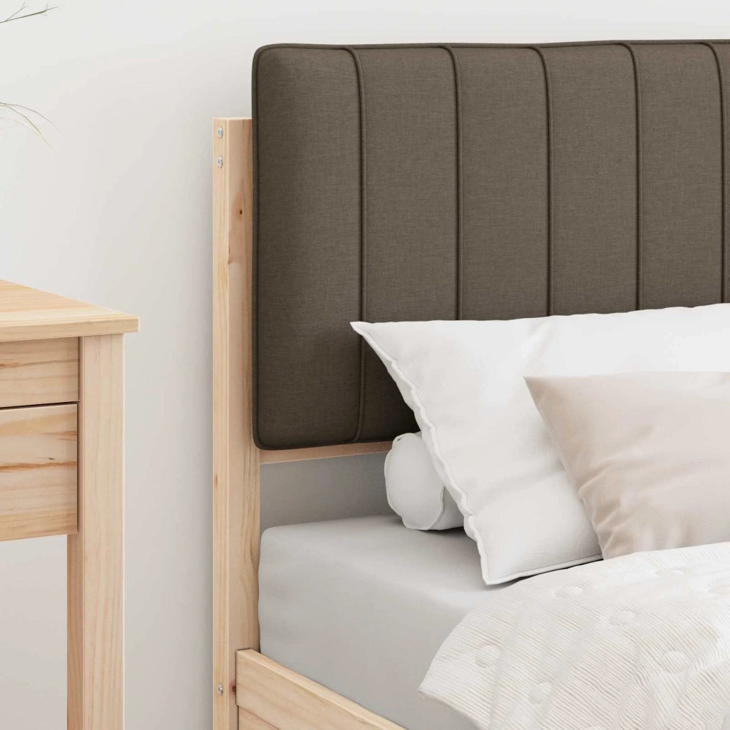 Letto con Testiera Rivestita Talpa 75 x 190 cm Pino massello 877812