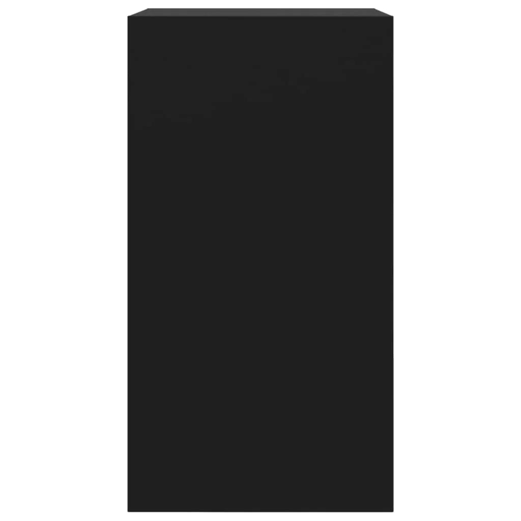 Scarpiera mobiletto portascarpe mobile per ingresso/corridoio/soggiorno 60 x 34 x 63,5 cm legno ingegnerizzato nero 02_0021997