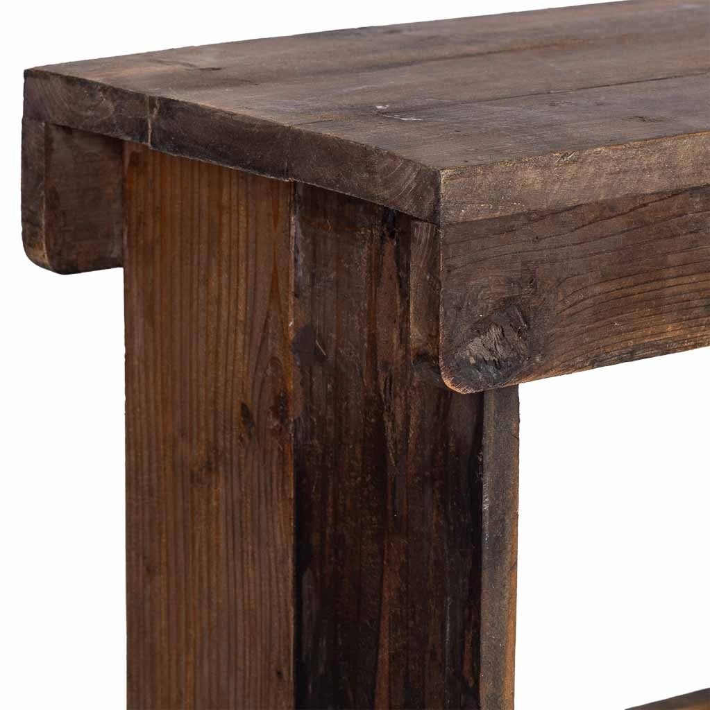 Sgabello in legno 42x25x43h cm