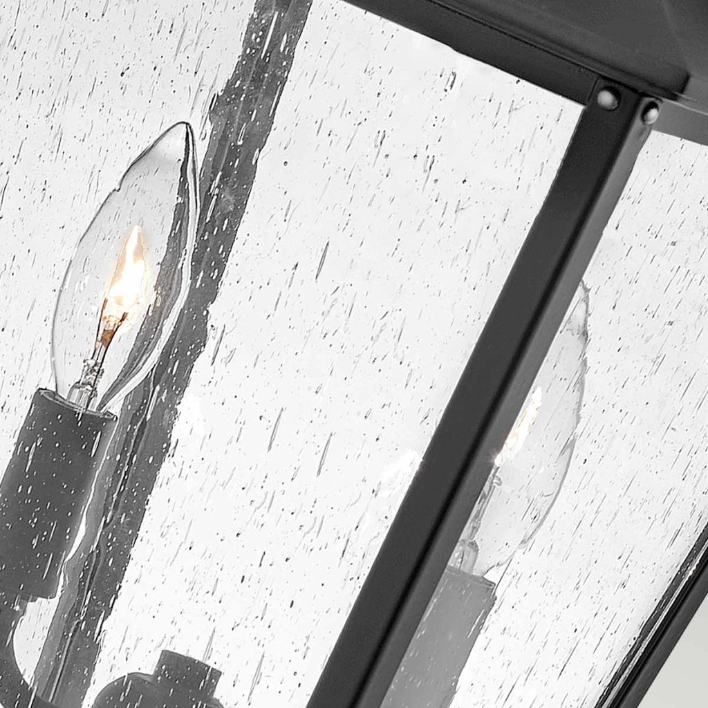 Lampada esterno a colonna nera Hinkley Huntersfield E14 2x40W