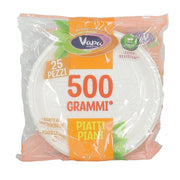 PIATTI VAPA 25P PIANI 500 GR SUPER RESISTENTI RIUTILIZZABILI