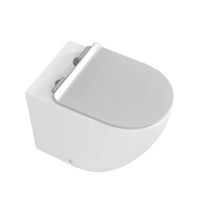 Copriwater serie Tokyo bianco con chiusura soft close e sgancio rapido