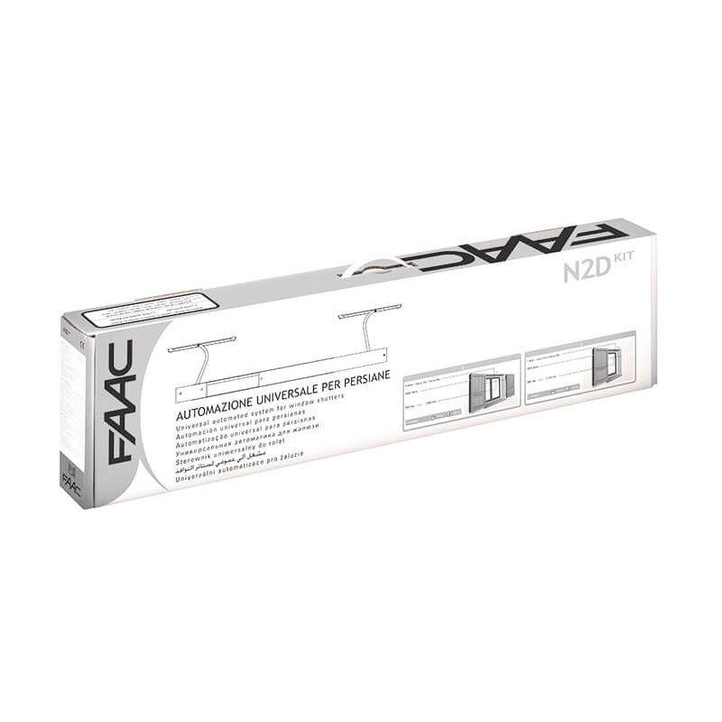 FAAC KIT AUTOMAZIONE PERSIANA 105775 N2D IT Auto Kit Bianco 9010 EX 105741