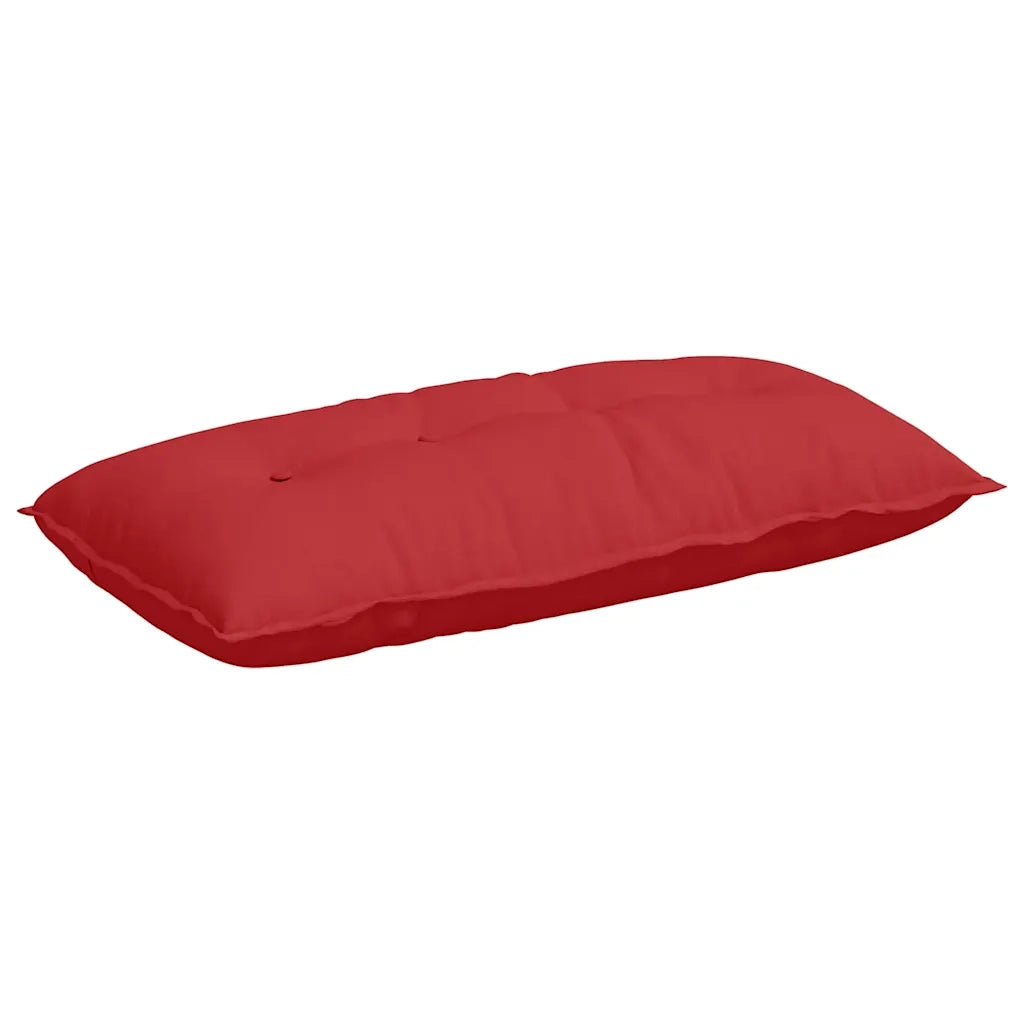 Cuscino per Schiena Rosso 100 x 19 x 50 cm Tessuto 42014756