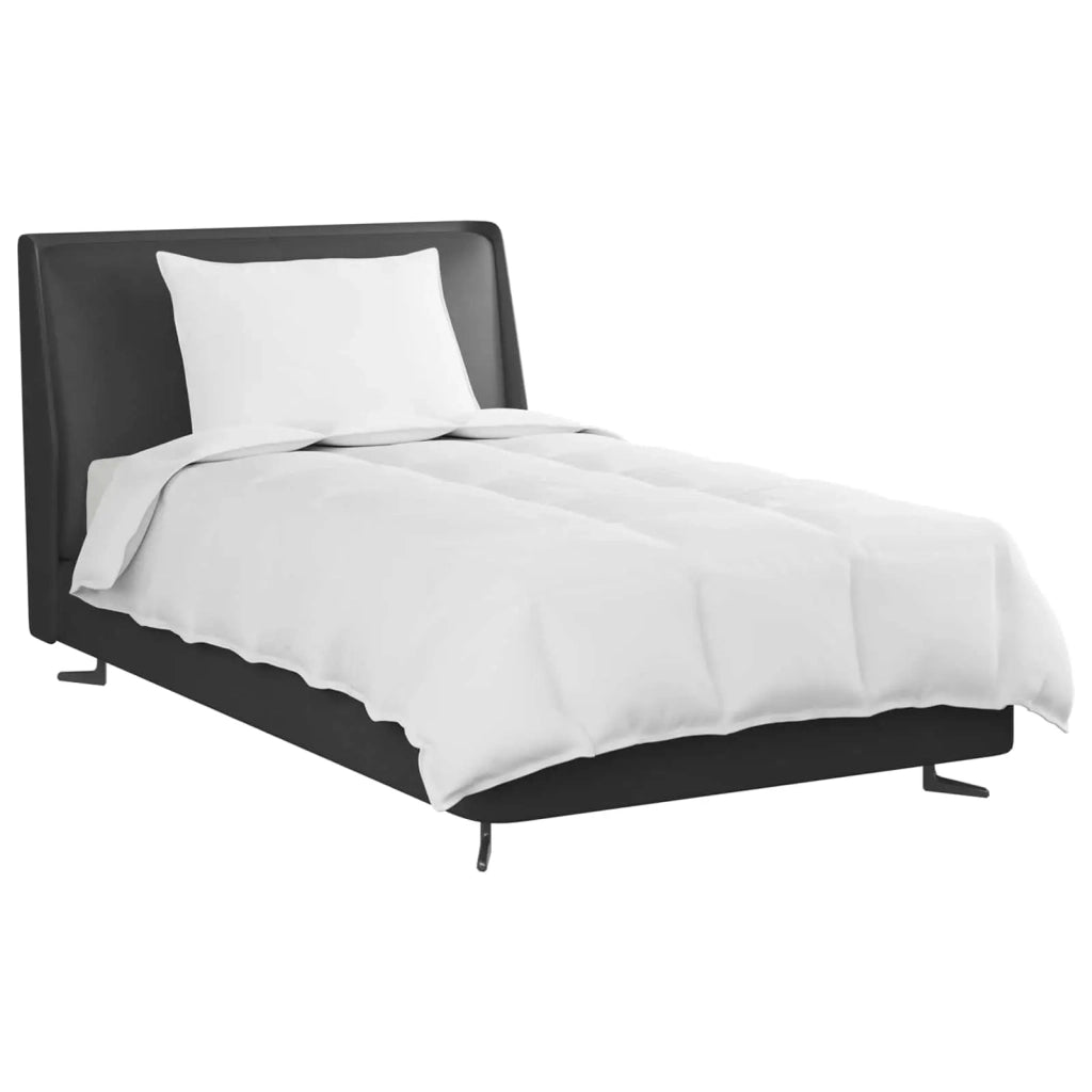 Piumone | Duvet 2-in-1 con cuscino 2 pz Bianco Piuma d'anatra