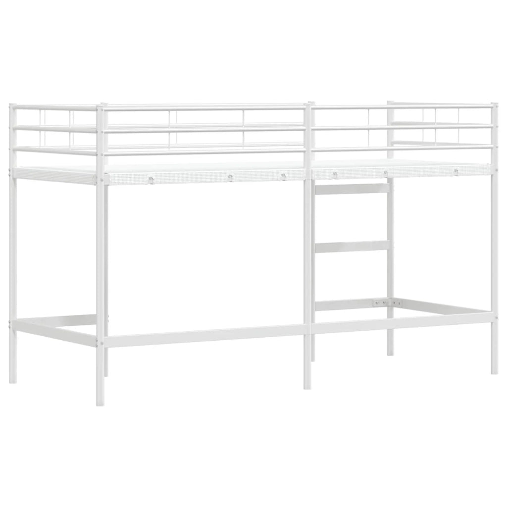 Struttura del letto loft per bambini-Giroletto per bambini Bianco 74,5 x 190 cm