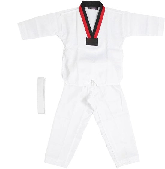 Kit di uniforme Taekwondo per bambini - materiale resistente - adattabile
