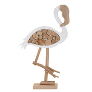 Scultura flamingo nature cm 31X9X56 - FLAMINGO