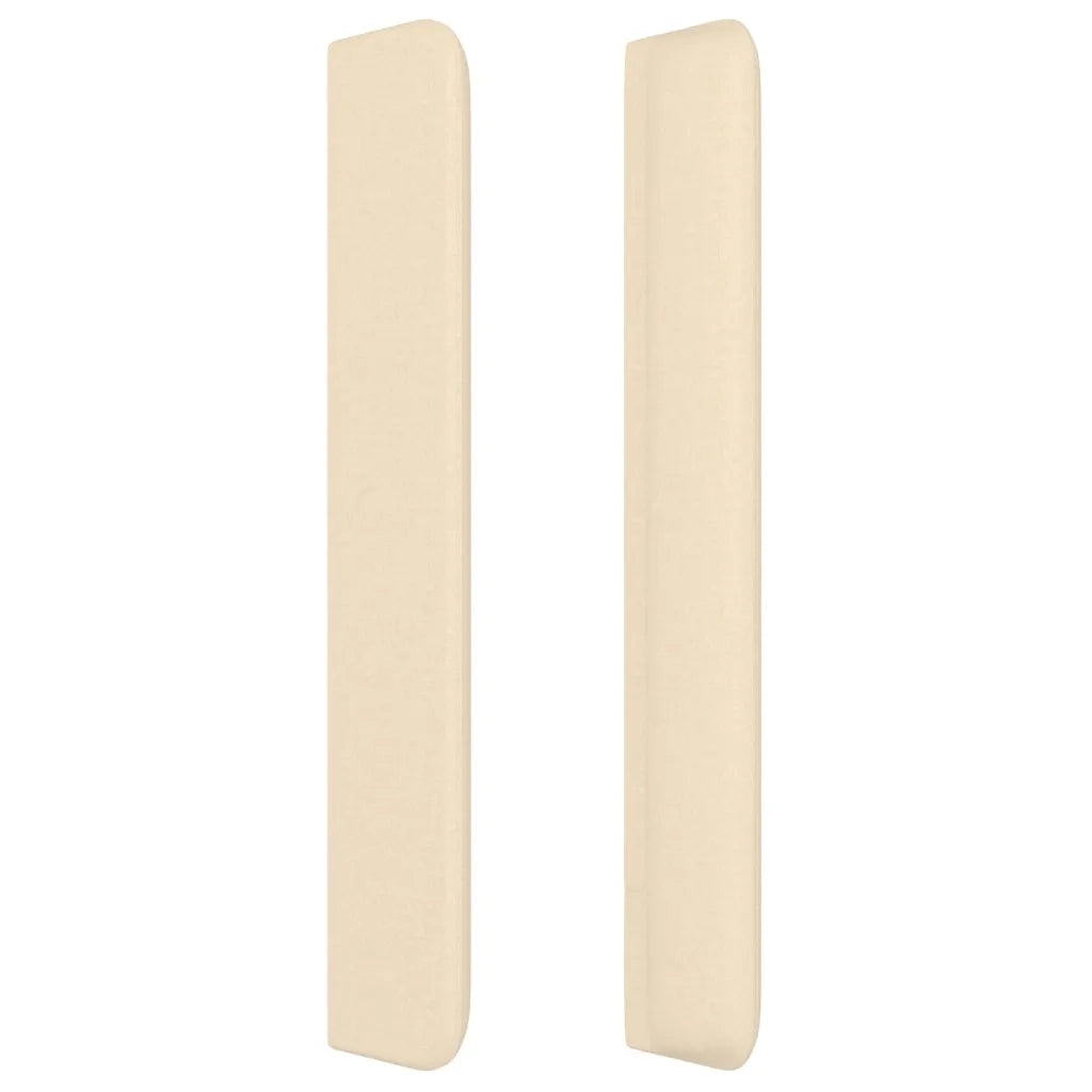 Testiera ad Orecchio Crema 163x16x118/128 cm in Tessuto 3119591
