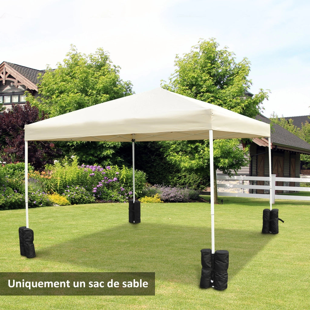 Sacchi di Zavorra per Gazebo ¨C Zephmum ¨C Nero 4 Pz