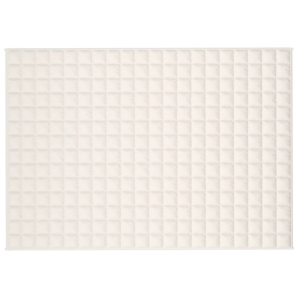 Coperta Ponderata Crema Chiaro 138x200 cm 6 kg Tessuto