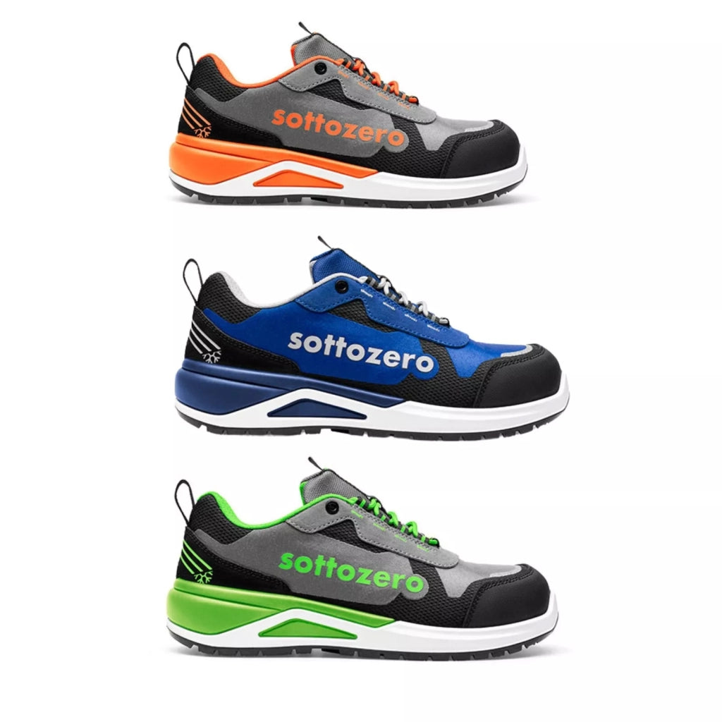 Scarpe Antinfortunistica S1PS ESD Suola Aerata Antipronazione | Sottozero Modello JET Arancione/48