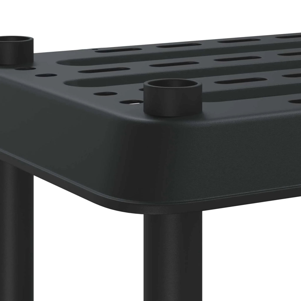 Unità di scaffalatura 3 livelli 100 x 40 x 96 cm PP Antracite 8011744