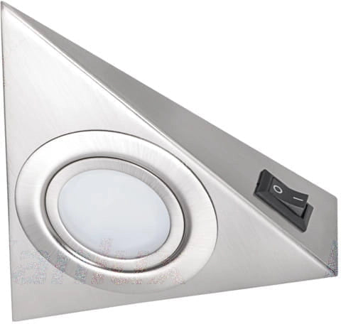 Kanlux ZEPO faretto sottopensile argento G4 con interruttore